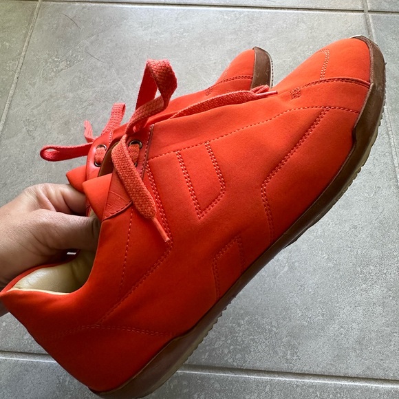 Moving Sale | 
Auth Hermès orange sneakers leather insole 38.5 - Picture 14 of 16